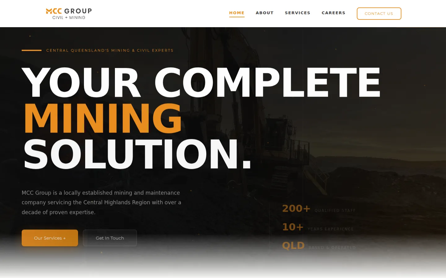 MCC Group website, case study